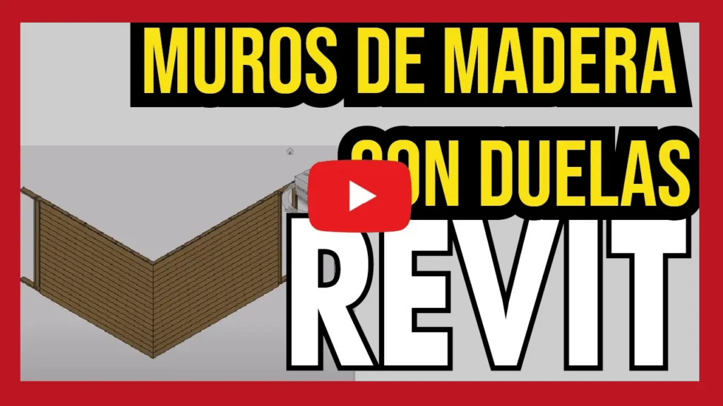 Diseño de Muros de Madera con Duelas en Revit 2015